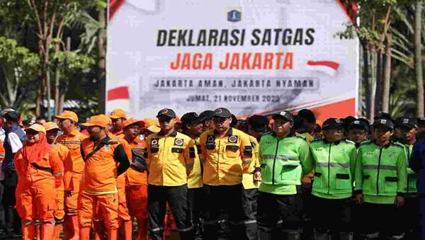 Pemprov Jakarta Deklarasi Satgas Jaga Jakarta untuk Perkuat Keamanan dan Kesiapsiagaan Ibu Kota