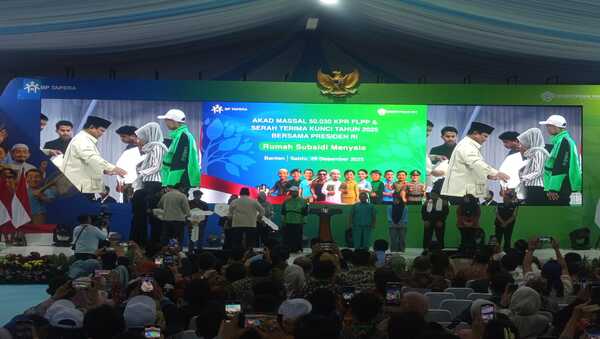 Akad Massal 50.030 Rumah Subsidi, Presiden Prabowo Terus Dorong Pemenuhan Kebutuhan Rumah Rakyat