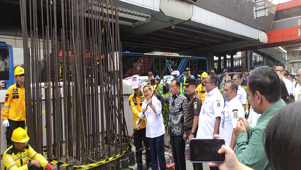 Pemprov Jakarta Bongkar Tiang Monorel, Penataan Rasuna Said Rampung September