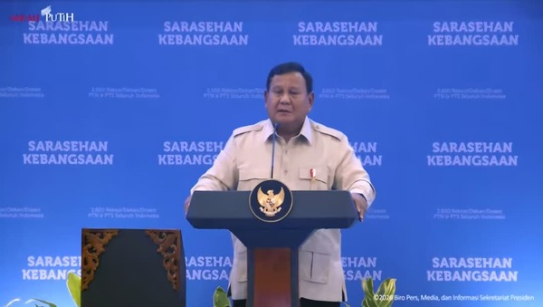 Prabowo Ajak Kampus Perkuat Inovasi dan Hadapi Tantangan Teknologi Global