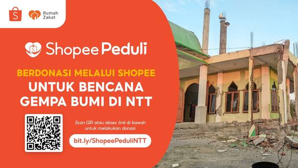 Gandakan Donasi, Inisiatif Gotong Royong Digital Percepat Pemulihan Pasca-Gempa NTT