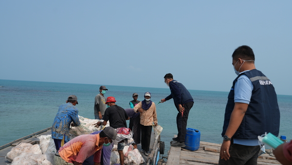 Layanan Kesehatan dan Distribusi Masker Diperkuat di Pulau Sebesi