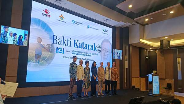 Tribute Pandji Wisaksana, Gerakan Matahati bersama JEC Gelar Operasi Katarak 101 Pasien