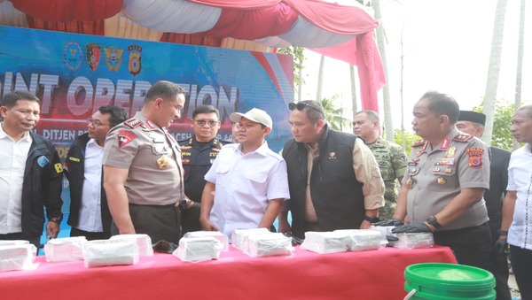 BNN, Polri, dan Bea Cukai Bongkar Laboratorium Gelap Narkotika Jaringan Internasional di Aceh, Sita 1,2 Ton Sabu